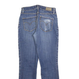 LEVI'S Womens Classic Blue Denim Straight Jeans Cotton Blend W30 L28 Zip
