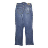 LEVI'S Womens Classic Blue Denim Straight Jeans Cotton Blend W30 L28 Zip