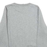 PUMA Mens Grey Cotton Blend Crew Neck Sweatshirt S Classic Logo Pullover