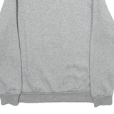 PUMA Mens Grey Cotton Blend Crew Neck Sweatshirt S Classic Logo Pullover