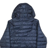 DICKIES Mens Navy Blue Outdoor Jacket M Polyester Plain Hooded Zip