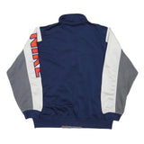 NIKE Boys Navy Blue Grey & White Track Jacket L Polyester Blend Zip