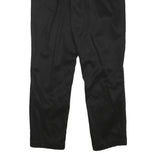 NAUTICA Womens Cotton Blend Black Slim Straight Trousers W31 L26 Stylish Zip