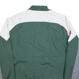 NFL Mens Green White Grey Zip Jacket XL Polyester Blend Plain Sportswear