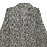 MACELTON Womens Grey & Beige Button Jacket UK 18 Cotton Blend Tweed Classic