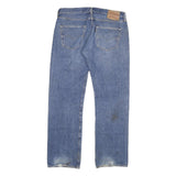 LEVI'S 501 Mens Jeans Blue Regular Straight Denim Medium W34 L32 Classic Fit