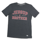 RUSSELL ATHLETIC Mens Grey Jessup Brother Graphic T-Shirt M Short Sleeve Crew