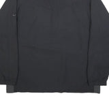 NIKE Mens Black Golf Jacket XL Polyester Plain Zip Lightweight Sportswear