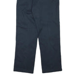 DICKIES Mens Navy Blue Regular Fit Straight Leg Trousers W32 L30 Workwear