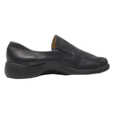 CLARKS Loafer Shoes Black Leather Womens UK 3.5