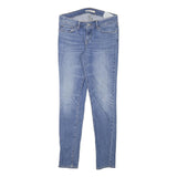 LEVI'S Womens Jeans Blue Slim Skinny Denim Medium W28 L28 Cotton Blend Zip