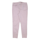 SEVEN7 Womens Cotton Blend Pink Slim Skinny Trousers W32 L28 Stylish Comfort
