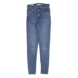 LEVI'S Big E Womens Slim Blue Denim W28 L30 Slim Fit Zip Closure Jeans