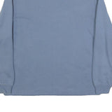 VANS Womens Blue Cotton Blend Floral Print Crew Neck Sweatshirt S Casual