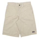 DICKIES Mens Shorts Beige Casual M W32 Cotton Blend Classic Fit Workwear