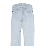 LEVI'S 502 Mens Slim Jeans Light Blue Denim W25 L25 Classic Zip Closure