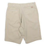 DICKIES Mens Shorts Beige Casual Plain M W34 Workwear Cotton Blend