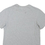 NIKE Mens Grey & Red Graphic T-Shirt M Short Sleeve Crew Neck Casual Cotton