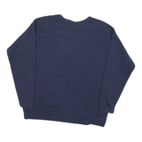 LEE Womens Navy Blue Broncos Crew Neck L Sweatshirt Cotton Blend