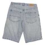 DODECA Mens Denim Blue Casual Shorts 2XL W36 Cotton Blend Relaxed Fit