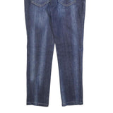 VERSACE Womens Blue Slim Skinny Denim Cotton Blend Medium W30 L26 Zip Pockets