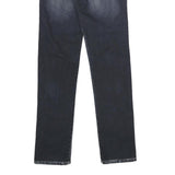 HUMOX JEANS Womens Regular Fit Blue Denim Jeans W28 L34 Embroidered Pocket