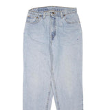 LEVI'S Womens Light Blue Regular Fit Straight Denim Stone Wash W30 L32 Classic