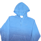 CHAMPION Mens Blue & Navy Hoodie S Cotton Blend Pullover Lightweight Casual