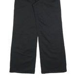 DICKIES Womens Black Cotton Blend Loose Straight Trousers W27 L32 Workwear Zip