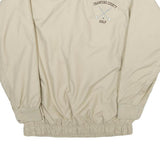 HARRITON Mens Beige Crawford County Golf V-Neck S Polyester Sweatshirt Pullover