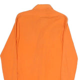 SPORT Mens Orange Shirt S Cotton Blend Lightweight Long Sleeve Casual