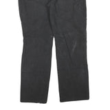DICKIES Mens Black Regular Straight Denim W40 L30 Workwear Cotton Blend Zip