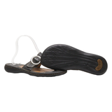 BORN Slider Sandals Black Leather Womens UK 6
