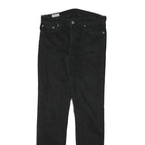 LEVI'S 511 Mens Slim Black Denim Jeans Cotton Blend W30 L32 Authentic Zip