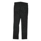 LEVI'S 511 Mens Slim Black Denim Jeans Cotton Blend W30 L32 Authentic Zip