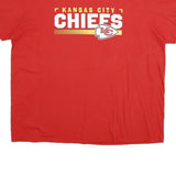 NFL Mens Red Kansas City Chiefs Graphic T-Shirt 3XL Short Sleeve Crew Neck