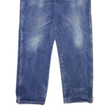 WRANGLER Mens Classic Blue Denim Jeans W36 L30 Button Closure Relaxed Fit