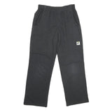 FILA Womens Joggers Black L W26 L26 Casual Cotton Blend Wide Leg Relaxed Fit