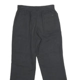 FILA Womens Joggers Black L W26 L26 Casual Cotton Blend Wide Leg Relaxed Fit