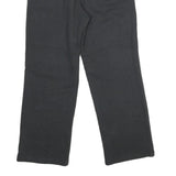 FILA Womens Joggers Black L W26 L26 Casual Cotton Blend Wide Leg Relaxed Fit