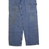 CARHARTT Mens Jeans Blue Relaxed Straight Denim Medium W36 L34 Workwear Utility