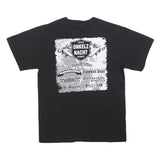 FRUIT OF THE LOOM Mens Black Onkelz Nacht Graphic T-Shirt M Short Sleeve Crew