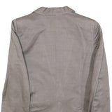 JOOP! Womens Grey Button Up Jacket M Polyester Blend Tailored Plain Stylish