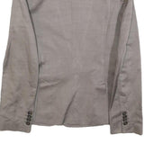 JOOP! Womens Grey Button Up Jacket M Polyester Blend Tailored Plain Stylish