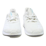 ADIDAS Mens Lace-Up Trainers White & Aqua Synthetic UK 7 Breathable Athletic