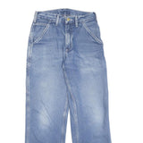 CARHARTT Mens Jeans Blue Slim Straight Denim Medium W28 L30 Workwear Pocket