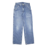 CARHARTT Mens Jeans Blue Slim Straight Denim Medium W28 L30 Workwear Pocket
