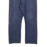 LEVI'S 501 Mens Jeans Blue Regular Straight Denim Medium W32 L25 Classic Button