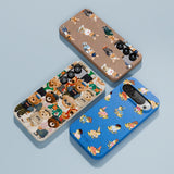 Chocolate Brown Rabbit Friends Samsung Galaxy S24 Ultra Case