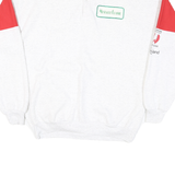 SOFTWEAR Mens White & Red Mustache Classic Golf Pullover XL Casual